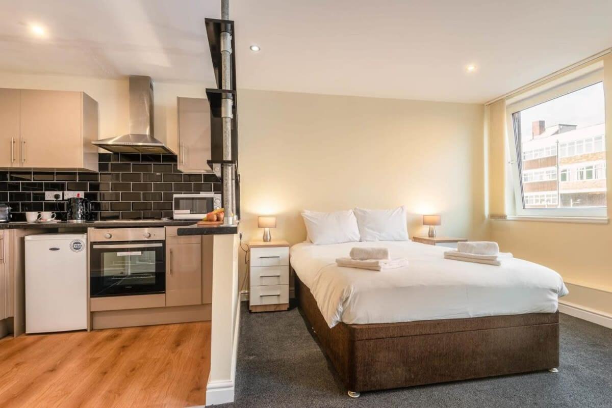 Ferienwohnung Modern & Bright Budget Studio In Central Doncaster Exterior foto
